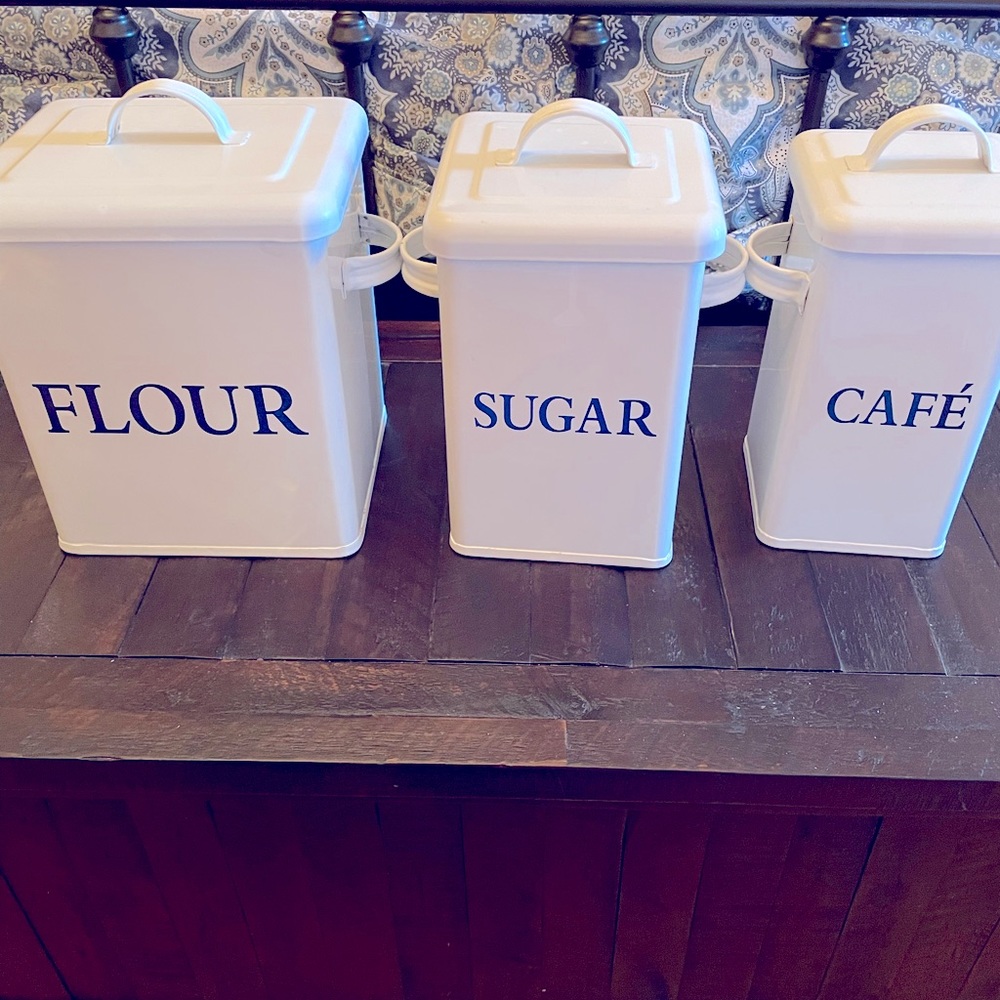 Restoration Hardware Canisters